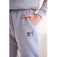 thumbnail image 3 of Revive Loungewear Ensemble de Détente Deux Pièces Pull Col Rond et Jogger pour Femmes - Gris Chiné, Large, 3 of 5