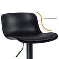 thumbnail image 5 of YOUNIKE Bar Stools Set of 2 Adjustable Swivel Bar Chairs Counter Stools, 5 of 9