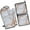 White Rose Gold, variant on White Rose Gold Marble Pattern Kitchen Oven Mitt and Pot Holder Sets 2 Pcs for Baking, Cooking and Grilling, Heat Resistant Up To 392 °F