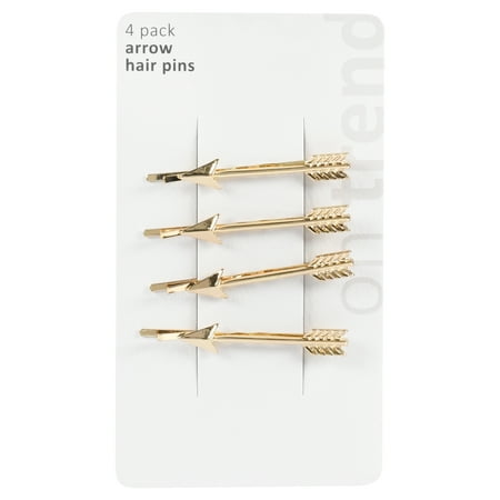 4 Pack Gold Arrow Hair Pins Walmart Com
