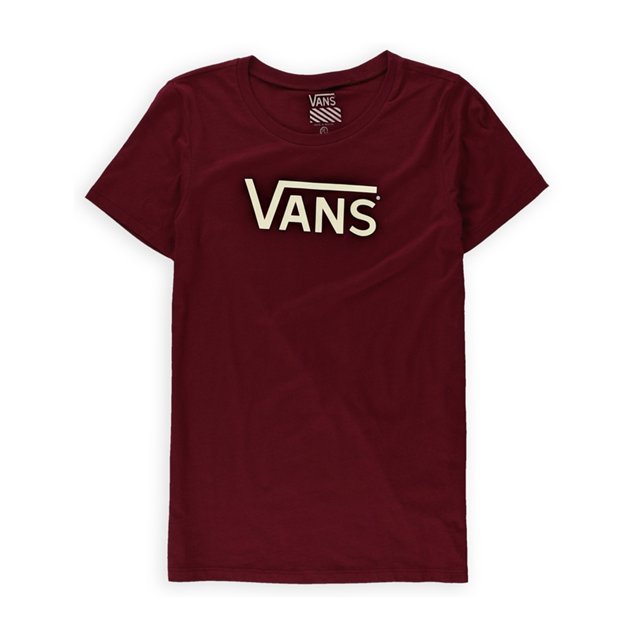 Vans Womens Allegiance II Graphic playera, rojo, XL Vans Camiseta gráfica