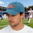 thumbnail image 5 of SPOORYYO Cup Soccer Hat 2026 Retro Print Soccer Fan Baseball Cap Adjustable Football Supporters Hat for Men Women Celebrate the Historic Event USA CAN MEX 2026 Host, 5 of 8