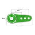 thumbnail image 2 of Aluminum Alloy 15T Steering Servo Arm Horn Green for DIY RC Car/Boat/Airplane Boat 2 Pcs, 2 of 6