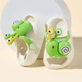 thumbnail image 2 of QUOTAY Boys and Girls Cute Slippers for Toddlers Soft Breathable Summer Clogs Lightweight Sandals Indoor Outdoor Comfortable Age 6 Months to 5 Years 04_Beige,6-12 Months, 2 of 3