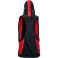 thumbnail image 4 of 5% Nutrition Rich Piana Sleeveless Hoodie for Men, Bodybuilding Workout Y-Back Tank Top, Black & Red, 4 of 9