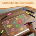 thumbnail image 3 of 12 Colors Neon Paint Markers for LED Writing Boards, Neon Wet/Dry Erase Neon Fluorescent Pens for Windows Glass Bistro Boards, Wet Erase Markers, 3 of 6