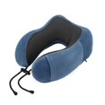 thumbnail image 3 of Almohada de viaje suave en forma de U para viajes, atención médica, espuma viscoelástica, cuello, cervicales, almohada para avión, cojín para el cuello, 3 of 5