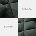 thumbnail image 4 of Yalamila California King Size Comforter Set 3-Piece All-Season Down Alternative Reversible Comforter Set,Sage Green,200GSM Cooling Quilted Duvet Insert,95 GSM Soft Cover Bed in a Bag, 4 of 8