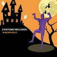 thumbnail image 5 of Loftus International Purple Adult Costume Morphsuit | X-Large Male, 5 of 6