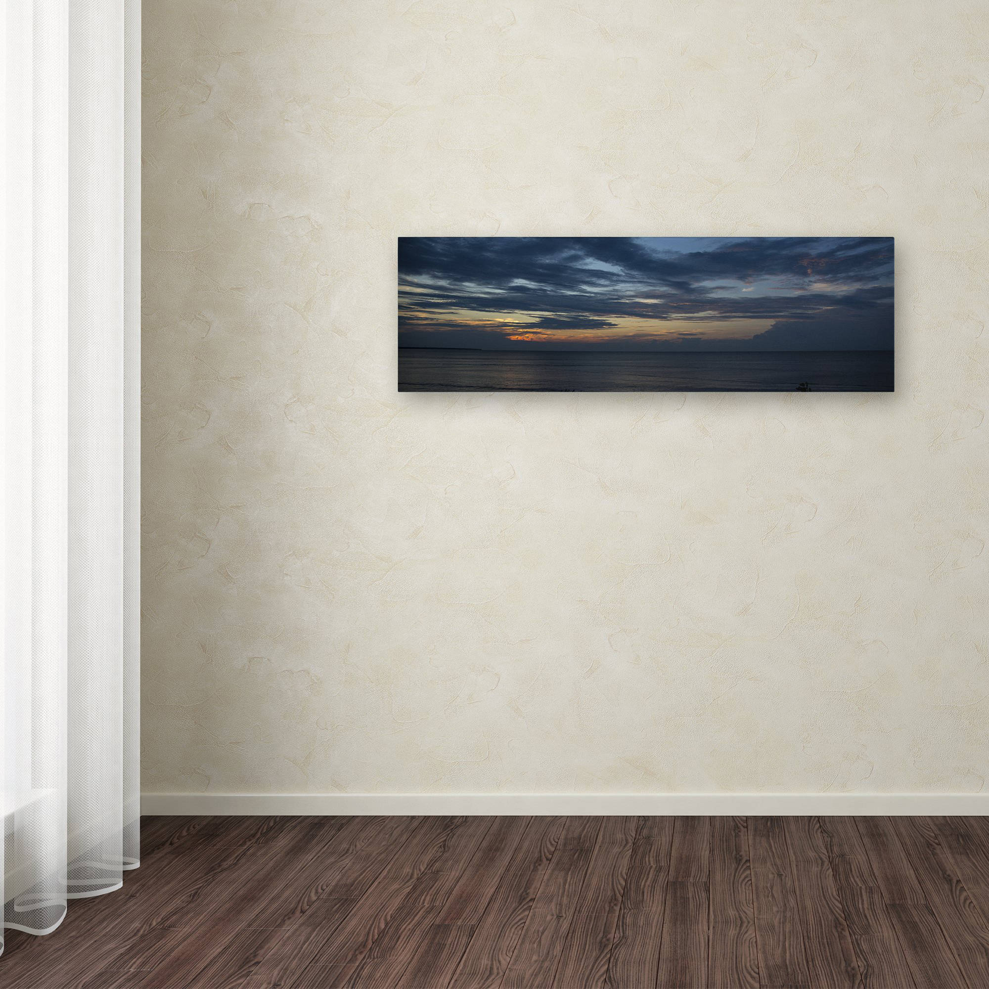 Trademark Fine Art "Sunset Behind a Front" Canvas Art by Kurt Shaffer