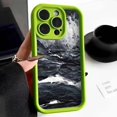 thumbnail image 3 of Black Style Gradient Watercolor Phone Case For iPhone 15 14 Pro Max 13 12 11 Pro Max 7 8 Plus X XS Max XR Soft Silicone Cover, 3 of 5