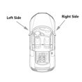 thumbnail image 4 of Luz de tocador Espejo Luz de charco Luz LED para ala izquierda del coche para W205 W213 GLC 2014-2020 A0999064302, 4 of 5