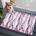thumbnail image 3 of Area Rug 2 x 3 Ft, Purple Weeping Eucalyptus Indoor Accent Bathroom Rugs for Kitchen/Laundry Room, Spring Summer Farmhouse Leaves Washable Non-Slip Runner Floor Mat for Entryway, Living Room, 3 of 8