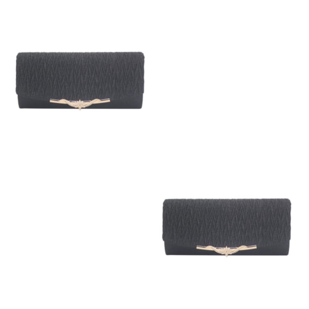 Bolso de Mano Sonducket con Cadena Negro 2 Conjunto