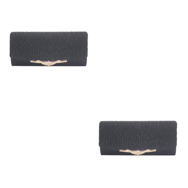 Bolso de Mano Sonducket con Cadena Negro 2 Conjunto