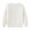 White, variant on Girls Solid Color Knit Sweater Crewneck Pullover Long Sleeve Tops Toddler Baby Winter Trendy Warm Comfy Clothes Green 12-18 Months