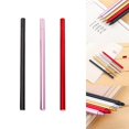 thumbnail image 2 of 6x 0.5mm Black Ink Neutral Pen Metallochrome Signature Pen Quick-Drying Gel Pen School Supplies for Student Teach, 2 of 4