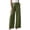 #03Army Green, variant on Women Casual Cotton Linen Work Pants Soft Wide Leg Trousers Loose Fit Comfy Business Office Slacks with Pockets,Linen Pants Blue M