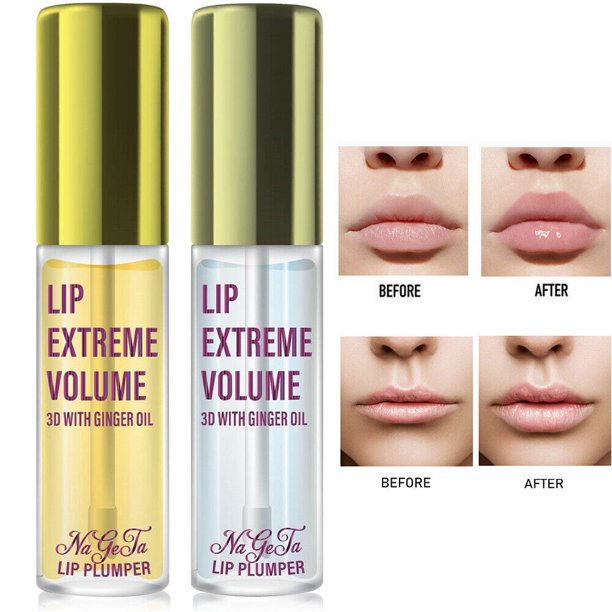 Lip Plumper Gloss Kit Instant Volumising Lip Pump Enhancer Fuller