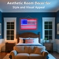 thumbnail image 2 of Beatineon Patriotic Infinity Flag Light, 4th of July Wall Decor with Depth Effect, US Flag Infinity Mirror Light for Indoor, Man Cave, Home Office (UL Plug), 2 of 12
