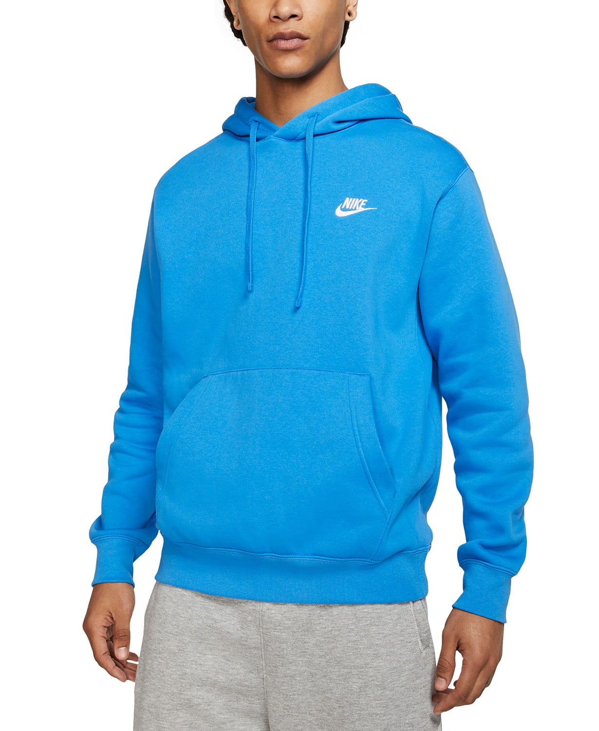 condoom geroosterd brood Van Nike Men's Sportswear Club Fleece Hoodie - Walmart.com