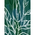 thumbnail image 2 of Vess, June Erica 12x14 Black Ornate Wood Framed with Double Matting Museum Art Print Titled - Jungle Batik IV, 2 of 4
