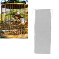 thumbnail image 1 of Birdcage Nylon Mesh Net, Soft Stretchy Adjustable Seed Catcher Guard Net Cover Washable Dustproof  For Parrots Parakeet Macaw Cage White,Blue,Green,,Black, 1 of 8