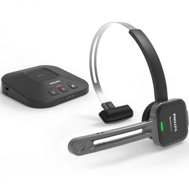 Philips SpeechOne Wireless Dictation Headset, Docking Station and