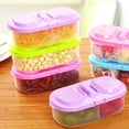 thumbnail image 3 of Fresh Food Cereal Bean Snacks Sauce Storage Box Kitchen Container Plastic Case, 3 of 8