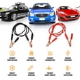 thumbnail image 2 of Mobutofu 2Pcs Car Jump Starter Cable with Battery Clips Copper Conductive Clamp, 2 of 4