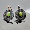 thumbnail image 2 of Earrings Silver Unique Earrings Dangle Hoop Earring Party Wedding Jewelry, 2 of 3