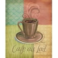 thumbnail image 2 of Paul Brent 20x24 White Modern Wood Framed Wall Art Titled - Quattro Coffee II, 2 of 5