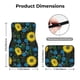 thumbnail image 5 of Fotbe Sunflowers And Blue Flower Juego de 4 Tapetes para Auto con Estampado – Alfombrillas de Goma Reforzada, Diseño Antideslizante, Protección para Todo el Año – Vehículos, Autos, Camionetas y SUVs, 5 of 7