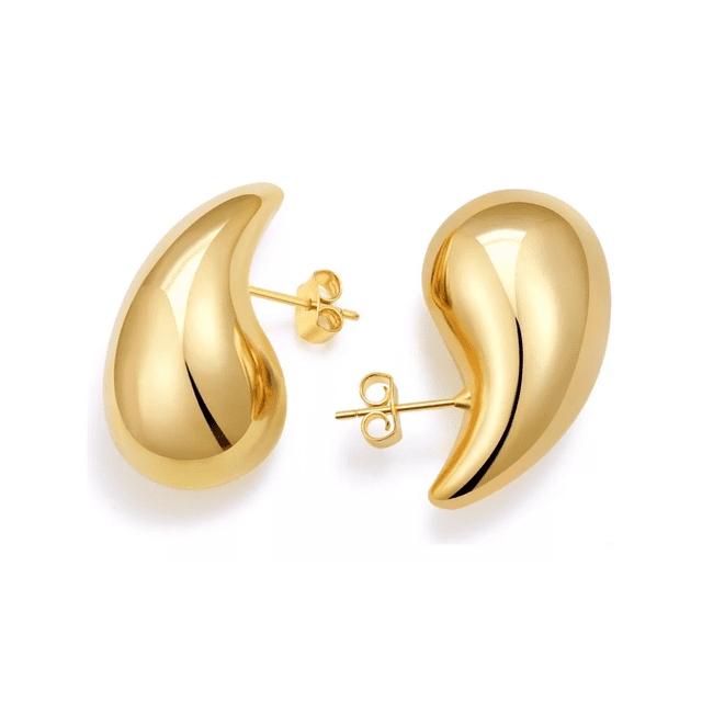 Pendientes De Gota De Agua Para Mujer Pendientes Gruesos