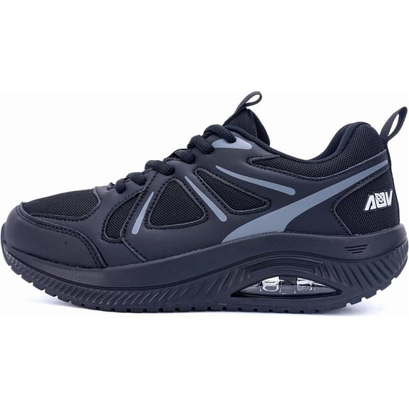MAYKX Women's Walking Shoes with Arch Support, Orthotic Sneakers for Plantar Fasciitis,Cushioned Insole Tennis Shoes,Foot Pain Relief for Long Standing