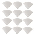 thumbnail image 4 of Luxshiny 100Pcs Single Cup Coffee Filter Cone Filters White for Home Use, 4 of 8