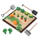 thumbnail image 3 of FELTECHELECTR 1 juego de modelos de paisaje de campo de verduras realistas, modelos de herramientas agrícolas, minimodelos, 3 of 3