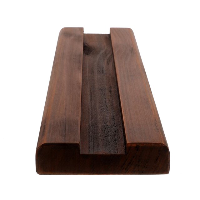 LOVEVER Cadre de Support Miroir en Bois Support Fixe Base de Miroir Cadre de Sol en Bois