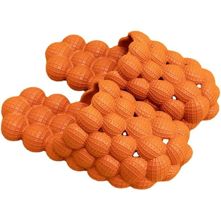 

Massage Bubble Cotton Slippers for Women Men Fun Lychee Anti-Slip Cotton Slippers Gym Slippers Bedroom Slippers Soft Pillow Decompression Cotton Slippers Home Outdoor Couple Cotton Slippers