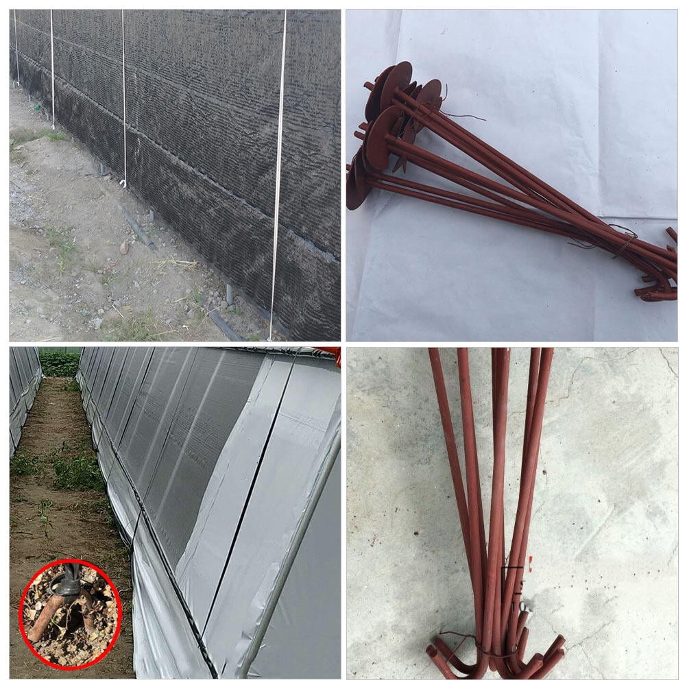 6Pcs Ground Stakes for Securing Tents Canopies Shed Anchor Greenhouse Tie Down