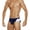Sapphire, variant on Men's Racing Stripes Swim Briefs Water Sports Swimwear