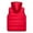 Red, variant on FRSASU Men Coat Autumn Winter Zipper Pure Color Waistcoat Vest Top Hooded Coat