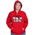 thumbnail image 5 of Betty Boop Rocking The Mom Life Zip Hoodie Sweatshirt Women Brisco Brands M, 5 of 6