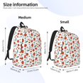 thumbnail image 3 of Yiaed Strawberries Print Backpack, Premium Laptop Backpack, Travel Backpack for Women, Lightweight Backpacks, Comfortable Back Pack-Small, 3 of 7