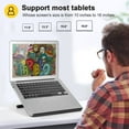 thumbnail image 4 of Parblo PR 100 Drawing Tablet Stand,Stable,Adjustable for 10 to 16 Inches Digital Graphics Drawing Monitors Art Tablets Laptops, Compatible with Laptop,iPad Pro,MacBook,Wacom Cintiq 16, 4 of 9