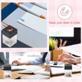 thumbnail image 6 of Magnetic Paper Clip Holder Dispenser, Large Capacity Paper Clip Organizers with Magnetic Top for Desk Supplies, Office, Classroom, Home, Green(168Pcs, Multicolor Clip), 6 of 6