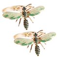 thumbnail image 3 of 12Pcs Dragonfly Napkin Buckle Napkin Ring Drip Diamond Buckle, 3 of 5