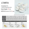 thumbnail image 3 of Car Model Wedding Spring/Summer Party Breathable Fashion Nightclub Slim Heels High Slippers LFD-8661-A21, 3 of 5