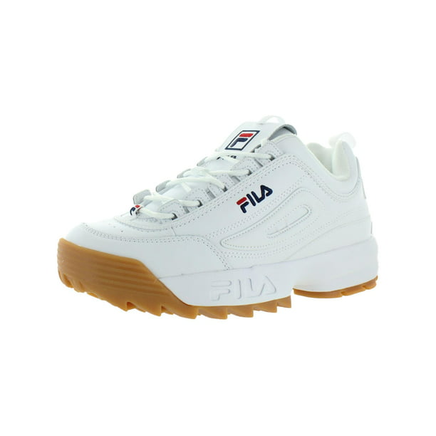 Fila Women's Disruptor Ii Premium White / Gum Ankle-High Walking - - Walmart.com