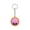 00-No Light(Pink), variant on Mini Dumpling Keychain Stress Relief Fidget Clicker Keychain – Adorable Cartoon Pendant for Backpacks, Keys & Bags, K-ids & Gifts ,Soft & Durable